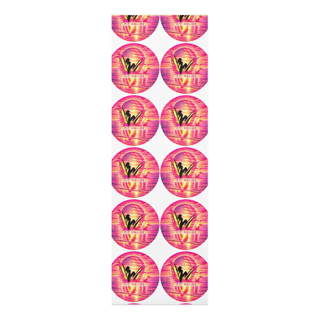 Pink Warrior Yoga Foam Mat