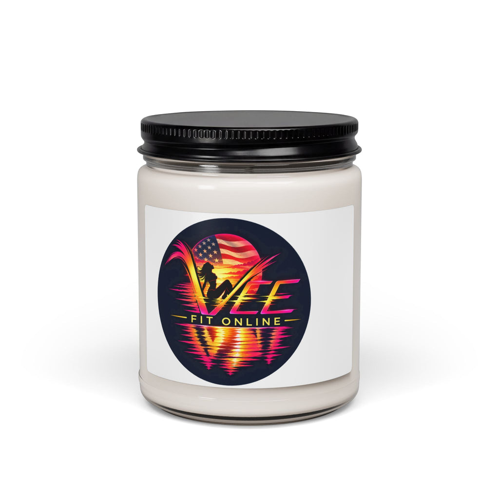 Patriotic VIBE Fit Candle — 9oz Scented Soy Jar