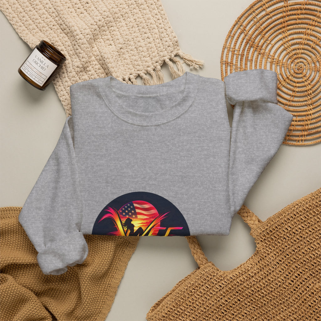 Vintage Vibe Graphic Crewneck Sweatshirt
