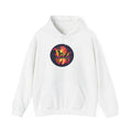 Retro Sunset 'Vibe' Hoodie — Vintage Palm Circle Graphic