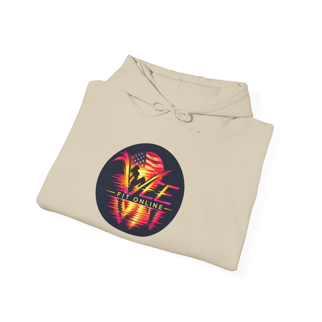 VYBE Retro Sunset Graphic Hoodie