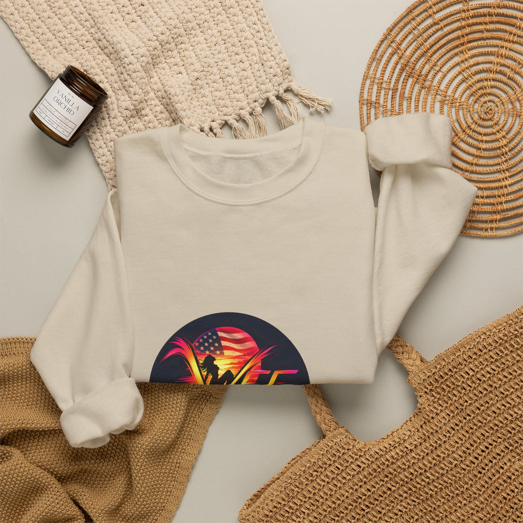 Vintage Vibe Graphic Crewneck Sweatshirt