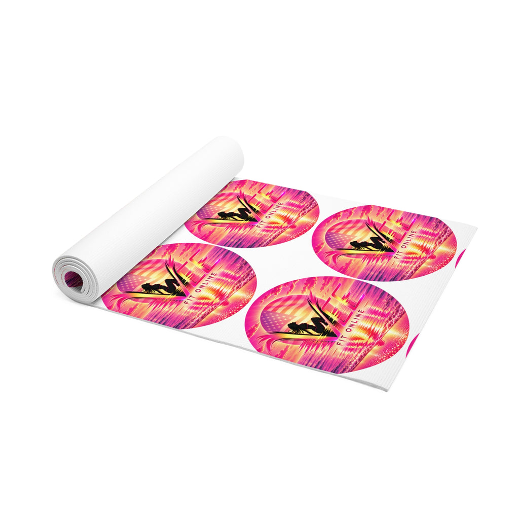 Pink Warrior Yoga Foam Mat
