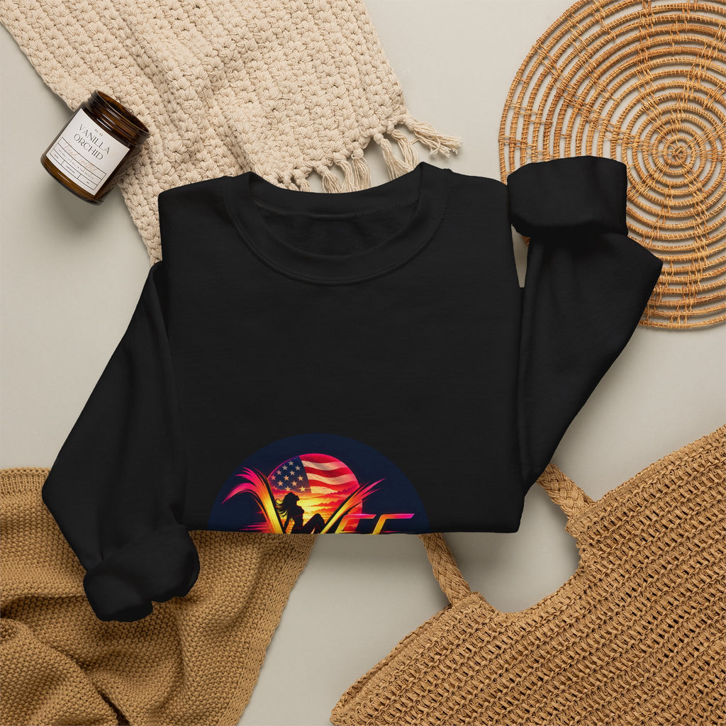 Vintage Vibe Graphic Crewneck Sweatshirt